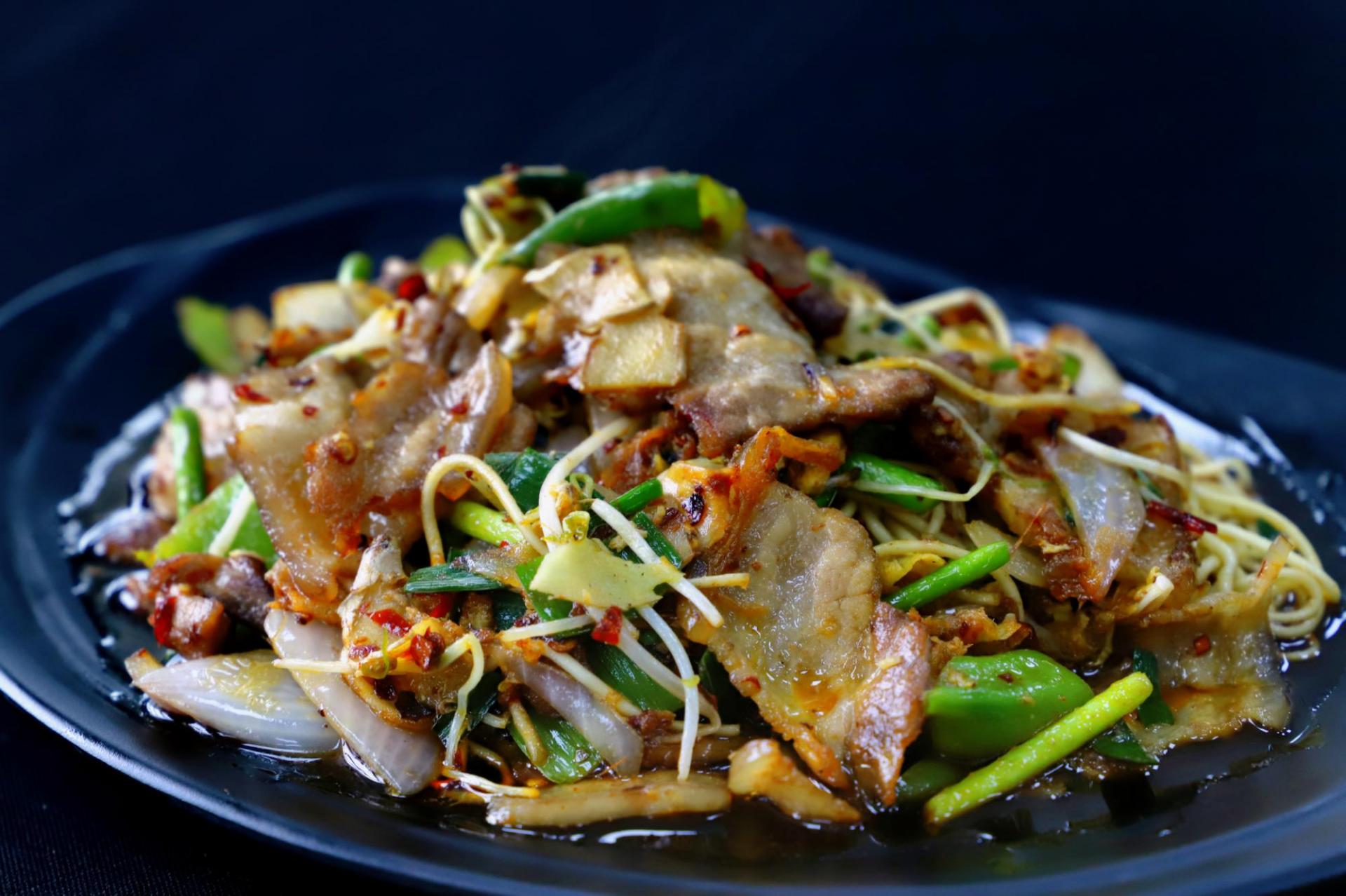 回锅肉炒面