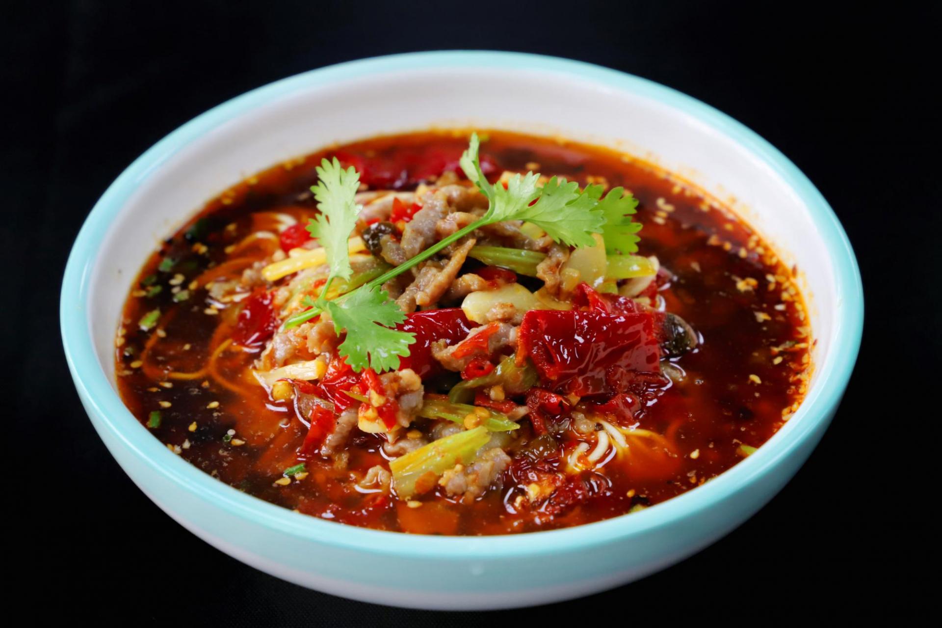 泡椒牛肉丝小面